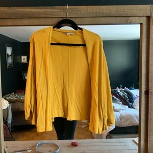 Mustard batwing Cardigan